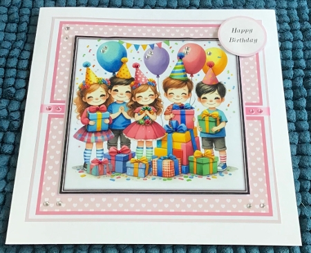 Birthday Party / Also great for childrens party invitations.- Illustrations for Cards & Designers by Sharron Hylton