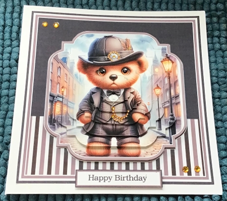 8x8 London Town Teds 2 - Mini Pyramage Kit    by Sharron Hylton