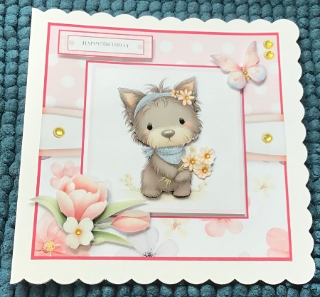 Pups and Posies by Sharron Hylton