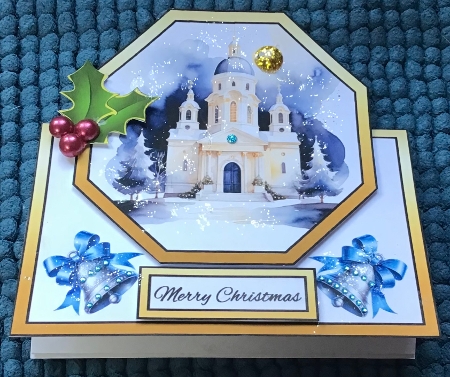 Octagon tent Christmas Church by Sharron Hylton