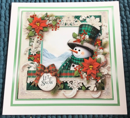 green snowman by Sharron Hylton