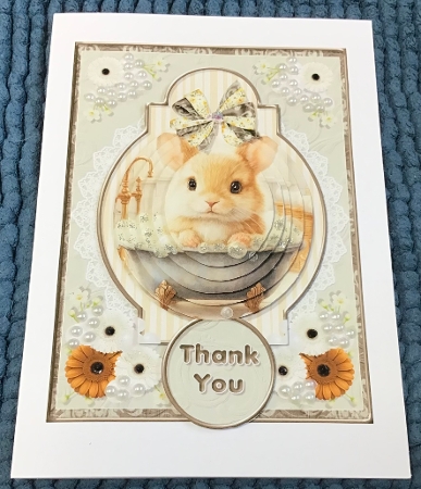 Rub-A-Dub-Dub 05 - Rabbit - 5x7 Pyramage Mini Kit by Sharron Hylton