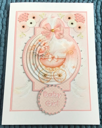 Sweet Baby Girl 01 - 5x7 Pyramage Mini Kit by Sharron Hylton