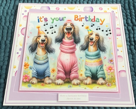 Furry Friends Birthday Wishes 8 by 8 by Sharron Hylton