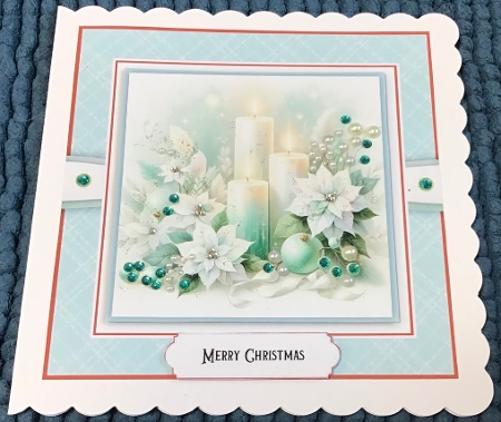 Elegant Christmas Candles by Sharron Hylton