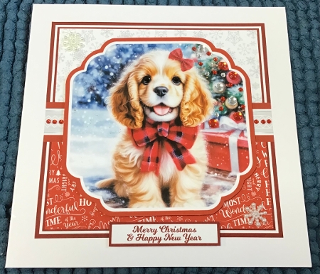 SNOW PUPPIES 6X6 by Sharron Hylton