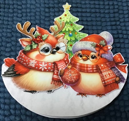 Frosty Friends 1 Rocker Card Mini Kit by Sharron Hylton