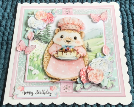 Birthday Hedgehog  by Sharron Hylton