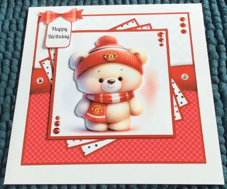 Football Fan Teddies #1 by Sharron Hylton