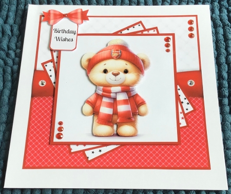 Football Fan Teddies #1 by Sharron Hylton