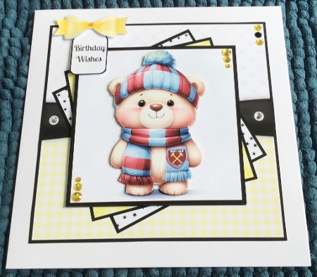 Football Fan Teddies #3 by Sharron Hylton