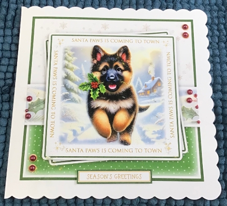 Santa Paws German Shepherd Mini Kit by Sharron Hylton