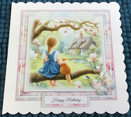 The Magnolia Tree With Set Of 4 Toppers by Sharron Hylton
