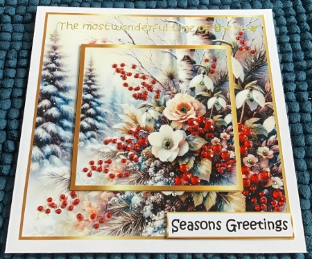 floral christmas splendour 4 by Sharron Hylton
