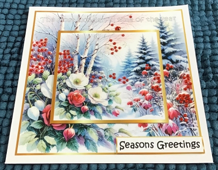floral christmas splendour 9 by Sharron Hylton