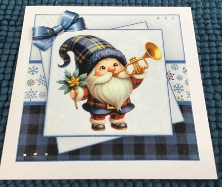 Musical Gnomes Mini KIt 2 7X7 by Sharron Hylton