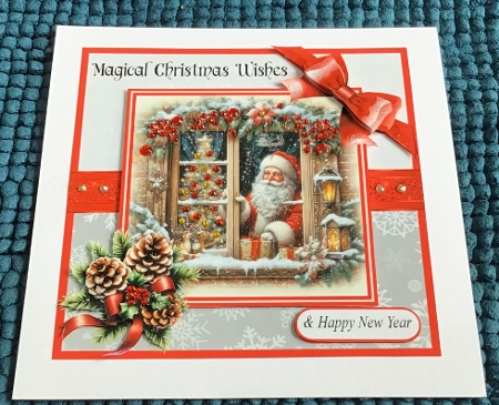 Santa at the Window by Sharron Hylton