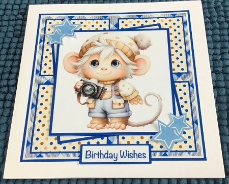 Cute Monkeys Mini Kit 7x7 by Sharron Hylton
