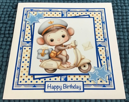 Cute Monkeys Mini Kit 7x7 by Sharron Hylton