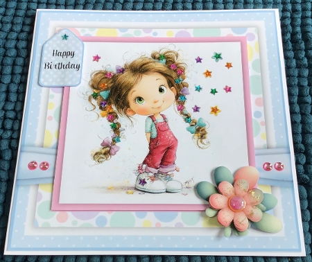 Wild and Whimsy - 8x8 Card Fronts by Sharron Hylton