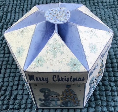 FTBM Blue snowman by Sharron Hylton