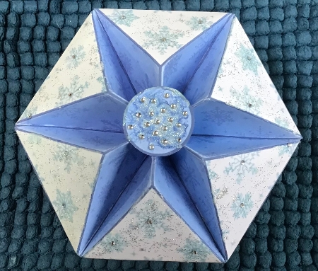 FTBM Blue snowman by Sharron Hylton