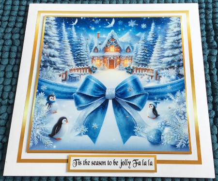 card fronts and tag/topper 1penguins by Sharron Hylton