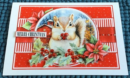 Christmas Chipmunk  by Sharron Hylton