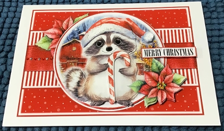 Christmas Raccoon  by Sharron Hylton