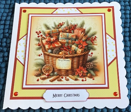Festive Christmas Baskets by Sharron Hylton
