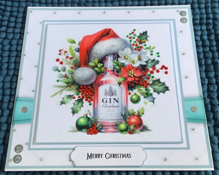 Christmas Spirits - 8x8 Card Fronts by Sharron Hylton