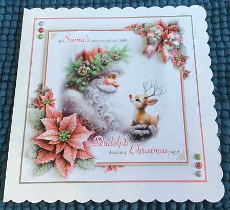 IN SANTAS ARMS SO SAFE AND TIGHT by Sharron Hylton