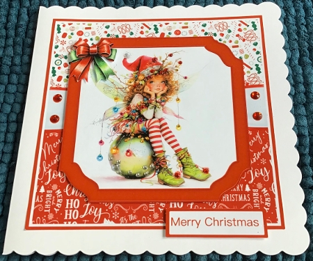 Christmas Elf Girl #2 Mini Kit 7x7 by Sharron Hylton