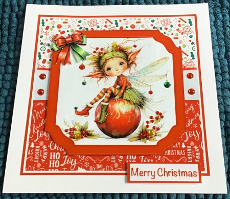 Christmas Elf Girl #2 Mini Kit 7x7 by Sharron Hylton
