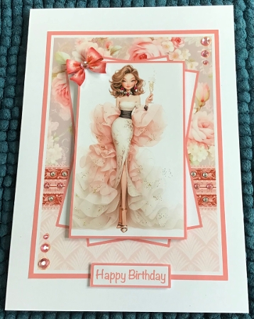 Party Girl #1 Mini Kit 5x7 by Sharron Hylton