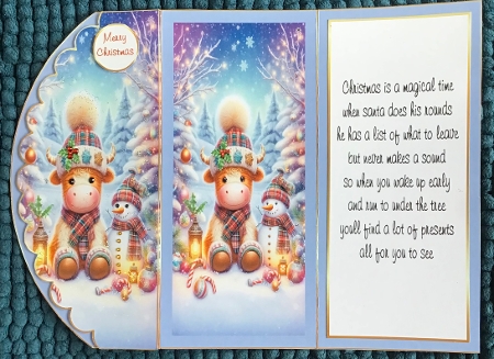 christmas trifold kit christmas coo by Sharron Hylton