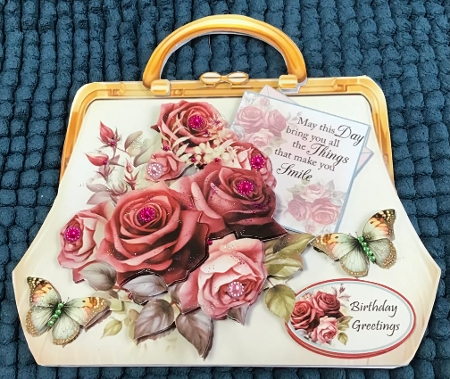 Floral Shaped Handbag 4 Mini Kit by Sharron Hylton