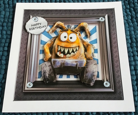 Cute Monster truck Birthday 3  by Sharron Hylton