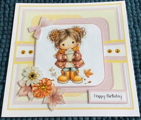 Cute Fall Girls by Sharron Hylton