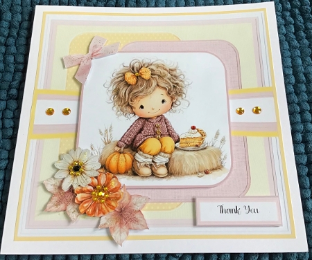 Cute Fall Girls by Sharron Hylton