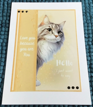 Hello 1 7x5 by Sharron Hylton