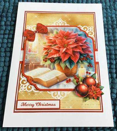 CHRISTMAS AT THE CHURCH 6x6 5x7 by Sharron Hylton