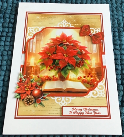 CHRISTMAS AT THE CHURCH 6x6 5x7 by Sharron Hylton