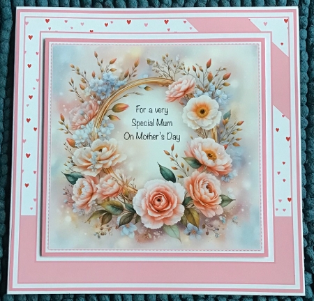 8 x 8 Timeless Florals Frame by Sharron Hylton