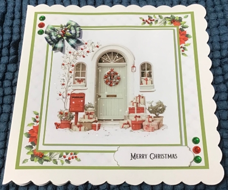 A Festive Front Door by Sharron Hylton