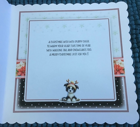 Happy Woofmas Border Collie Mini Kit by Sharron Hylton