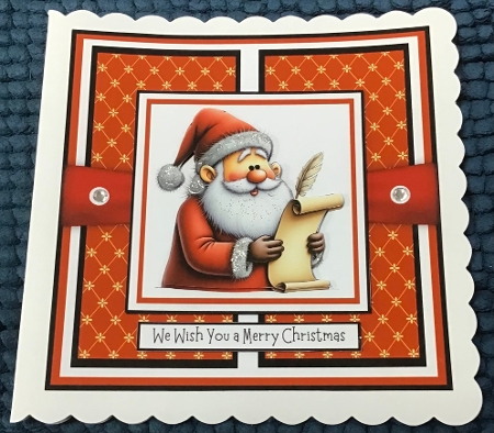 Santas on his Way by Sharron Hylton