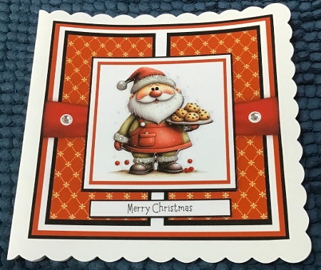 Santas on his Way by Sharron Hylton