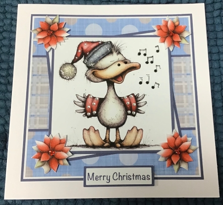 Christmas Goose #1 Mini Kit 7x7 (5) by Sharron Hylton