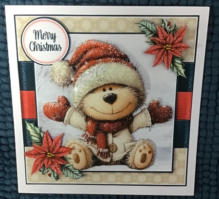 Christmas bear Hugs by Sharron Hylton